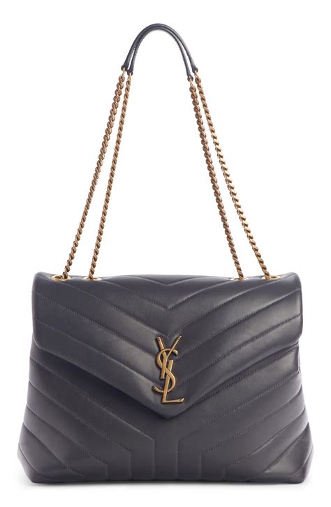 Saint Laurent Medium Loulou Matelassé Leather .